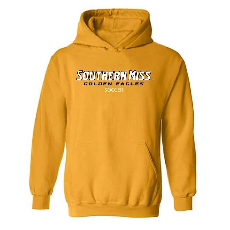Southern Miss - NCAA Women's Soccer : Avery Aldrette - Hooded Sweatshirt Hoodie Dress Longline Feminine