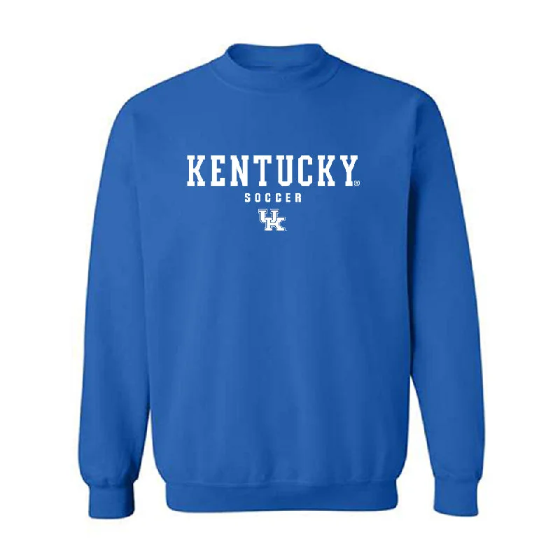 Kentucky - NCAA Women's Soccer : Michelle Moskau - Generic Shersey Crewneck Sweatshirt Hoodie with Button Classic Timeless