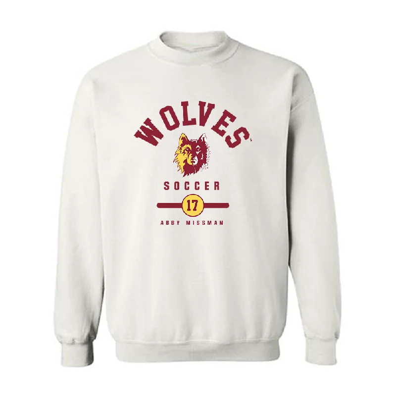 NSU - NCAA Women's Soccer : Abby Missman - Classic Fashion Shersey Crewneck Sweatshirt Hoodie with Patch Decorative Personalized