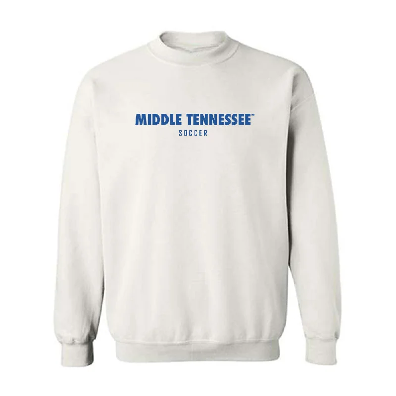 MTSU - NCAA Women's Soccer : Demi Gronauer - Classic Shersey Crewneck Sweatshirt Hoodie with Set-In Sleeves Structured Classic