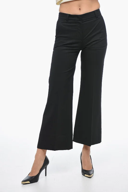QL2 Wide-Leg MELODY Chinos Pants with Hidden Closure 38 Italian size Casual Yoga Pants