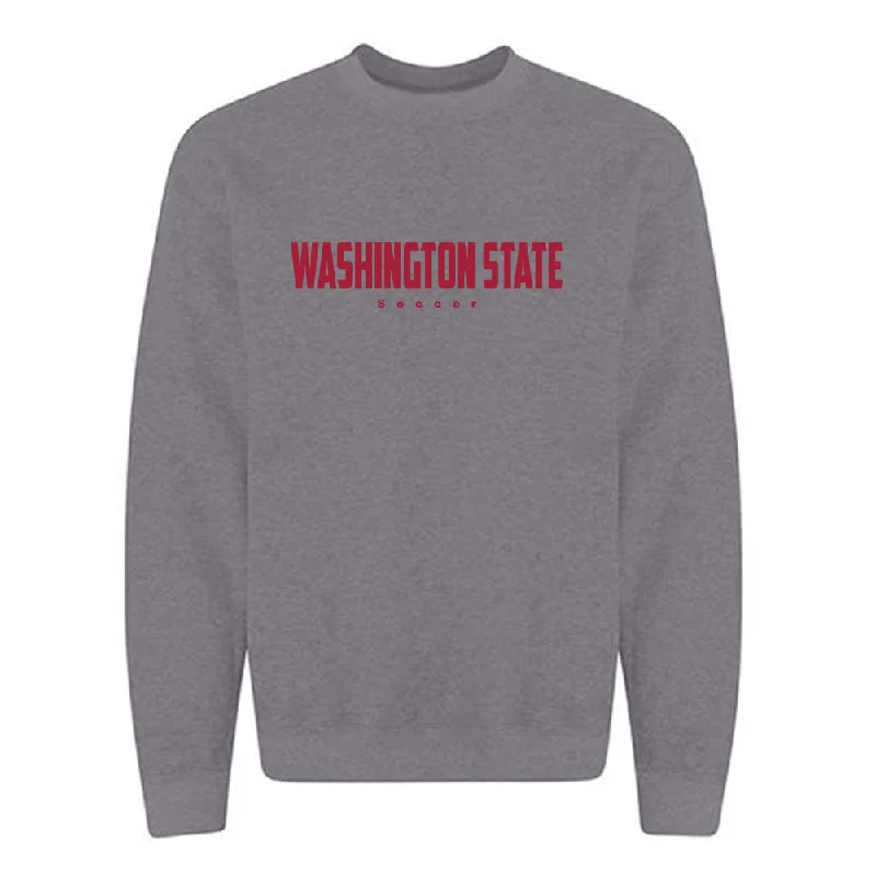 WSU - NCAA Women's Soccer : Grayson Lynch - Classic Fashion Shersey Crewneck Sweatshirt Hoodie with Hem Drawcord Adjustable Customizable
