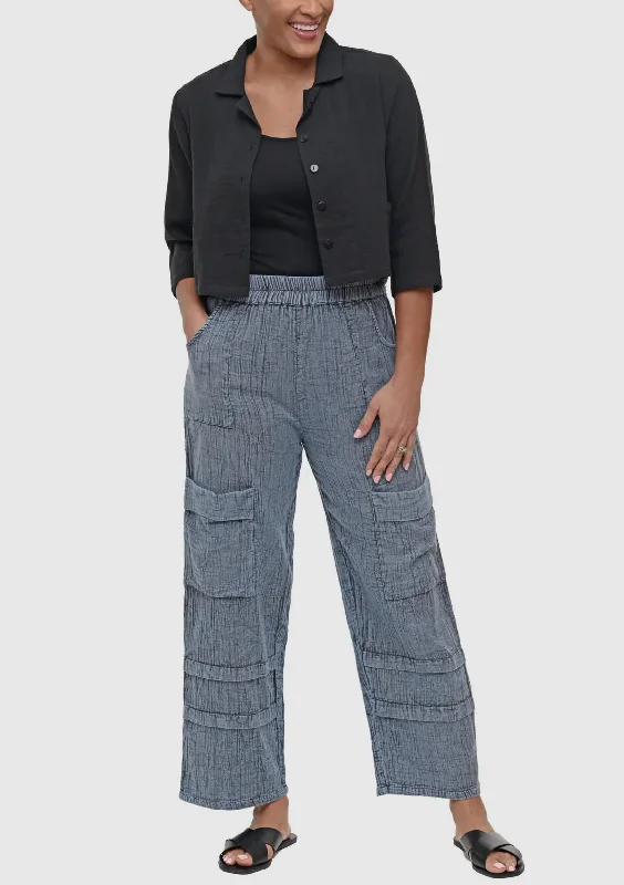 Boho Pants in Metro Stormy Classic Straight-Leg Pants