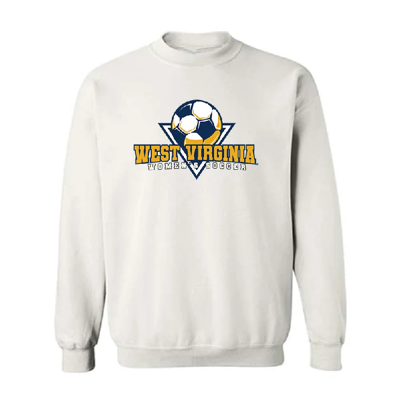West Virginia - NCAA Women's Soccer : Ajanae Respass - Generic Sports Shersey Crewneck Sweatshirt Hoodie with Contrast Stitching Detailed Premium