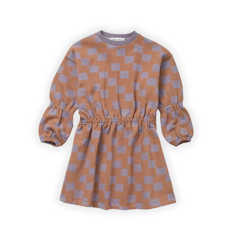 Block Print Balloon Dress-Lion Tunic Top Casual