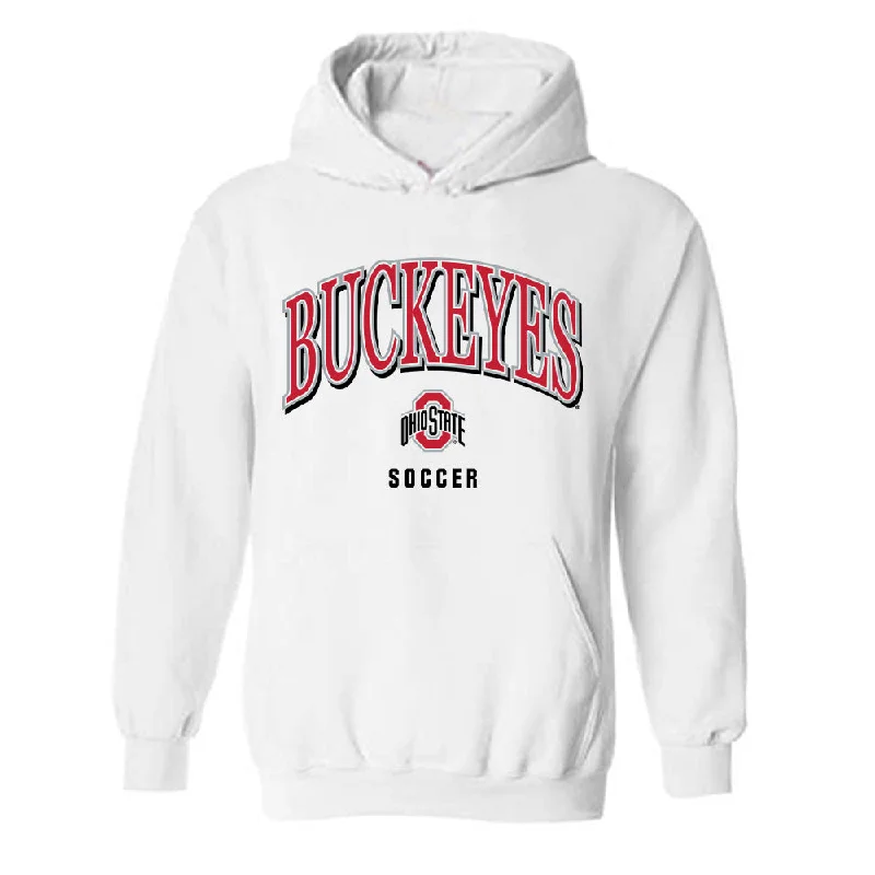 Ohio State - NCAA Women's Soccer : Molly Pritchard - Classic Shersey Hooded Sweatshirt Hoodie with Ribbed Neckline Snug Warm
