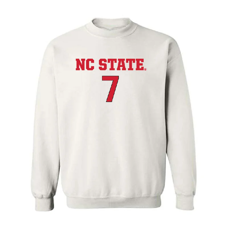 NC State - NCAA Women's Soccer : Abi Hugh - Replica Shersey Crewneck Sweatshirt Hoodie with Camouflage Military Edgy