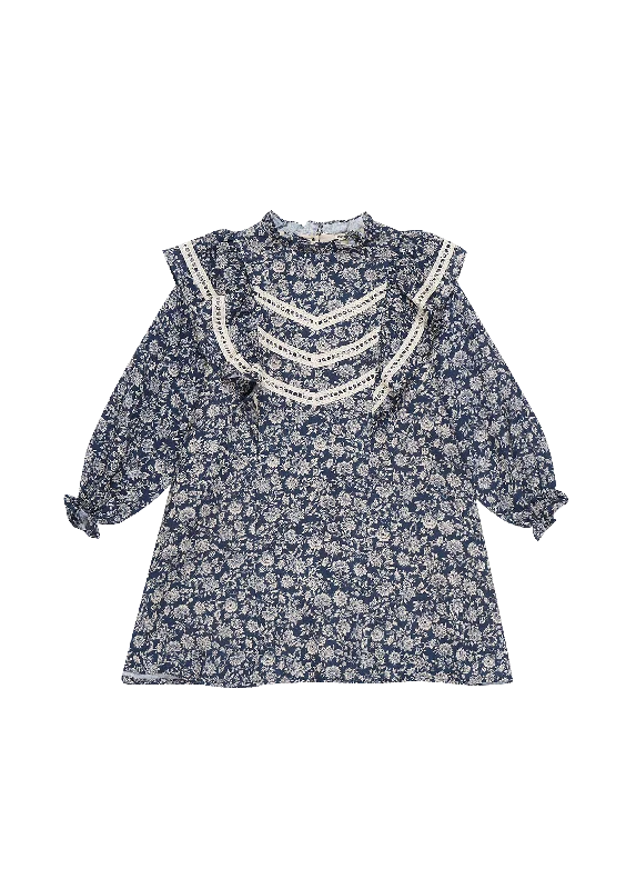 ADELAINE LONG DRESS-Adelaine Print Boatneck Modish Everyday