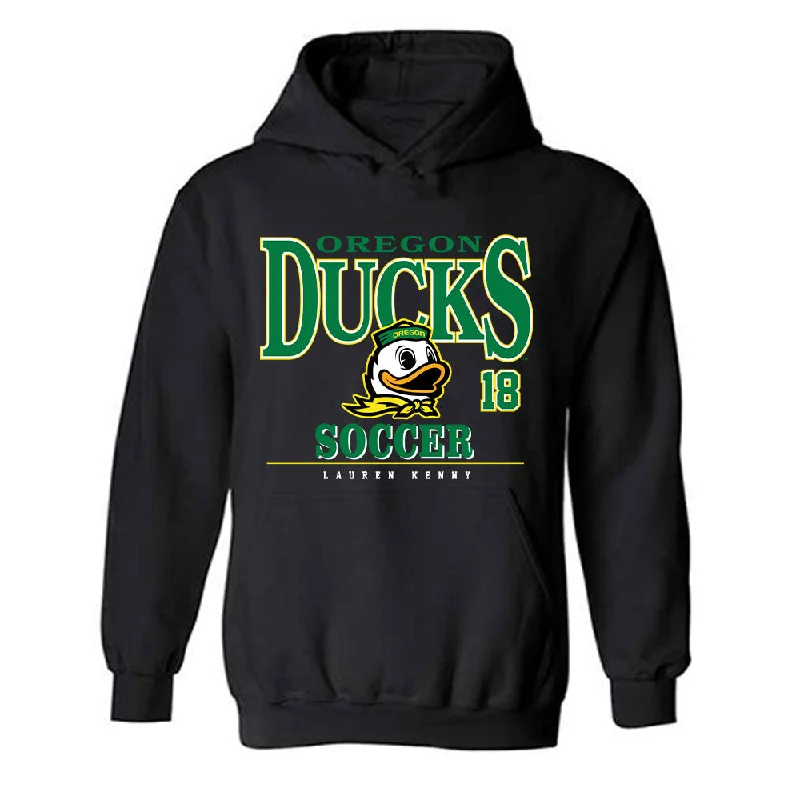 Oregon - NCAA Women's Soccer : Lauren Kenny - Classic Fashion Shersey Hooded Sweatshirt Hoodie with Sequins Glamorous Eye-catching