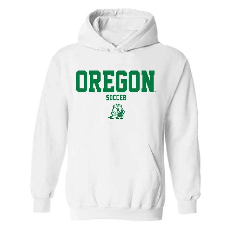 Oregon - NCAA Women's Soccer : Lauren Kenny - Classic Fashion Shersey Hooded Sweatshirt Hoodie with Camouflage Military Edgy