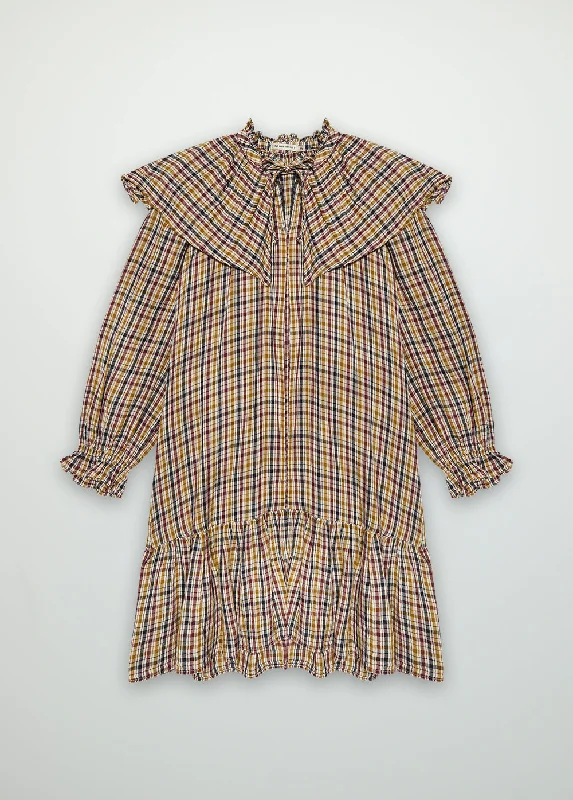 BENERICE DRESS-MULTICOLOR CHECK Tunics Short Trendy