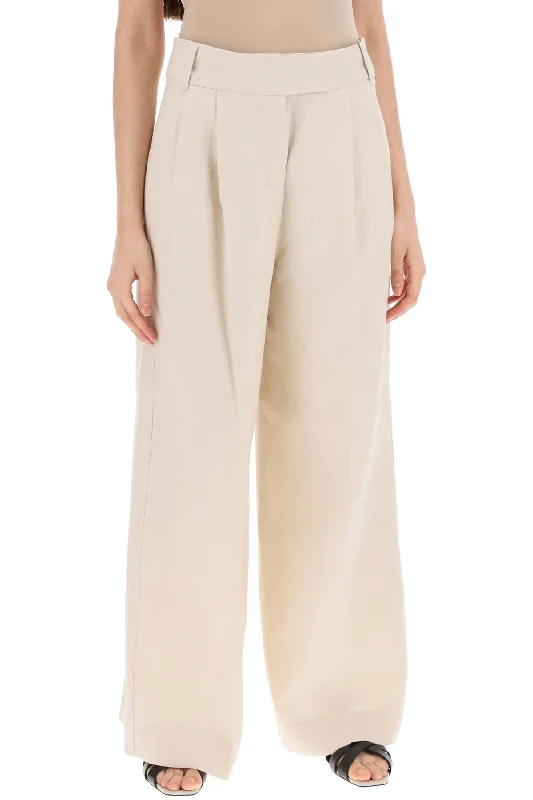 's Max Mara Wide-Legged Lira Pants For A Relaxed Linen Pants