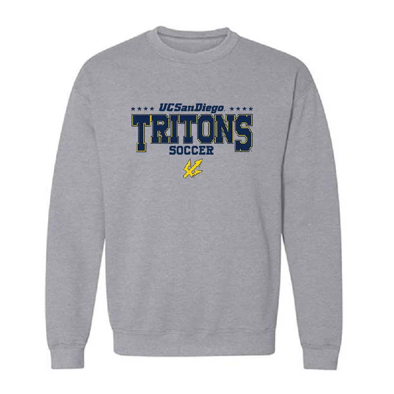 UCSD - NCAA Women's Soccer : Kathryn Harris - Crewneck Sweatshirt Hoodie with Pastel Soft Subtle
