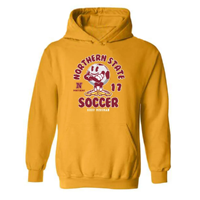 NSU - NCAA Women's Soccer : Abby Missman - Fashion Shersey Hooded Sweatshirt Hoodie with Embroidery Detailed Premium