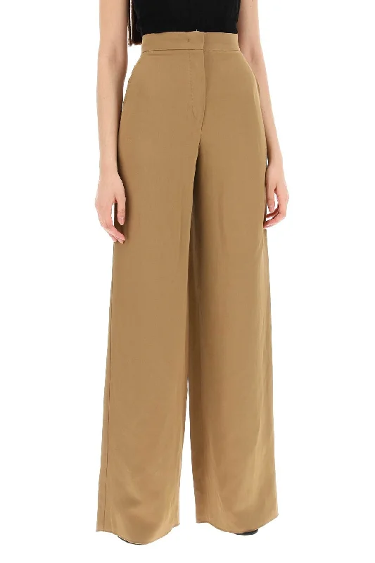 Max Mara Studio Wide-Legged Canvas Gary Pants For Men Casual Wide Pants