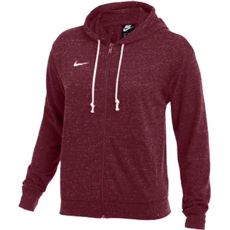 Nike Women's SW Gym Vintage Full Zip Hoodie (Loose Fit) Hoodie with Hem Elastic Stretchable Comfortable