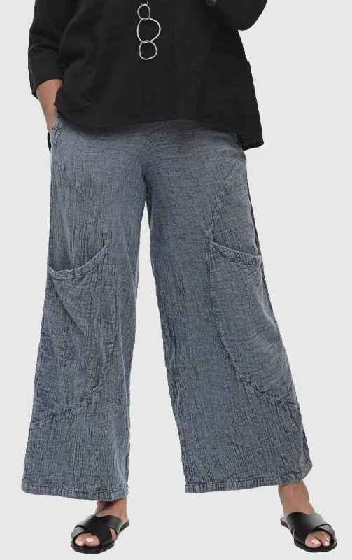 Boho Pants in Taper Stormy Cozy Lounge Pants