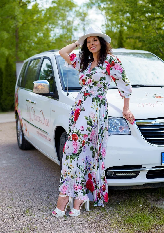 Isabella White Rosalia Dress Tunics Custom made