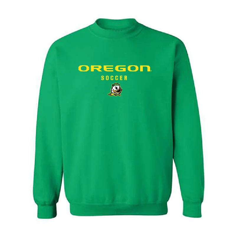 Oregon - NCAA Women's Soccer : Livvy Moore - Crewneck Sweatshirt Hoodie with Applique Textured Unique