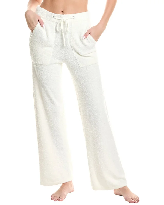 Barefoot Dreams Cozychic Lite Patch Pocket Long Pant Slim-Fit Khaki Pants