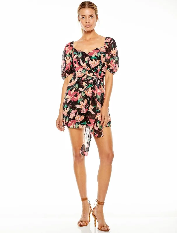TALULAH-NIGHT MIRAGE MINI DRESS Stylish Short Sleeve Mini Dress