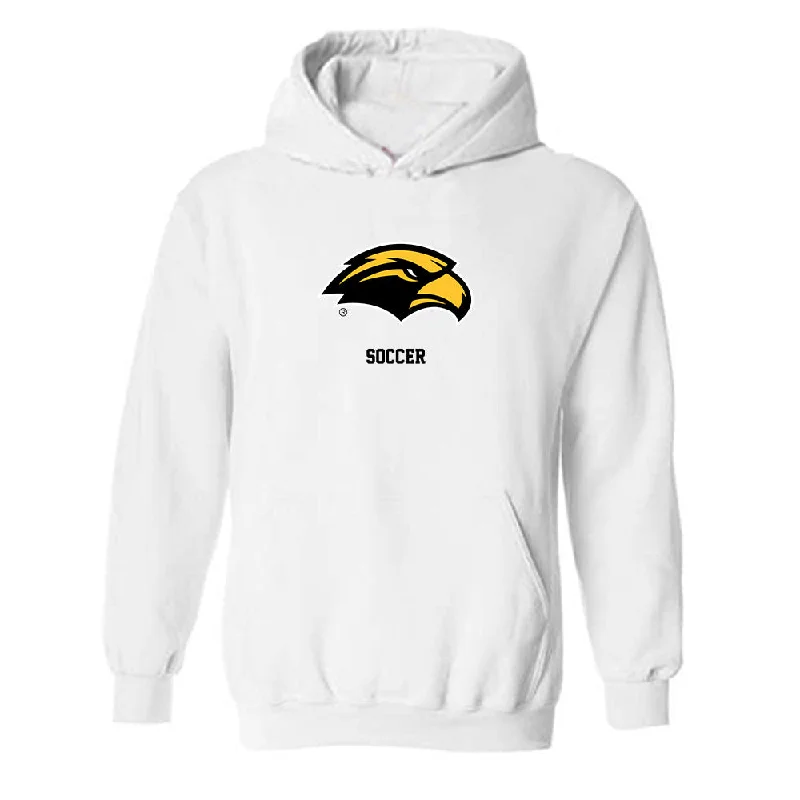 Southern Miss - NCAA Women's Soccer : Avery Aldrette - Hooded Sweatshirt Hoodie Crop Top Short Trendy