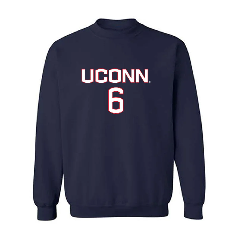 UConn - NCAA Women's Soccer : Taylor Jenkins - Crewneck Sweatshirt Hoodie with Emblem Brand Identity