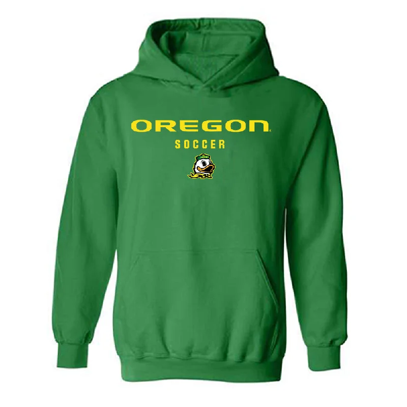 Oregon - NCAA Women's Soccer : Carly Ann Cormack - Hooded Sweatshirt Hoodie with Thumb Holes Functional Cozy