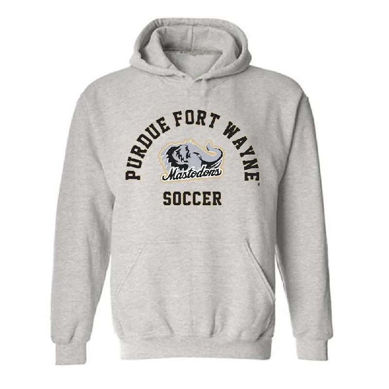PFW - NCAA Women's Soccer : Hailey Hoskins - Classic Shersey Hooded Sweatshirt Hoodie with Thumb Holes Functional Cozy