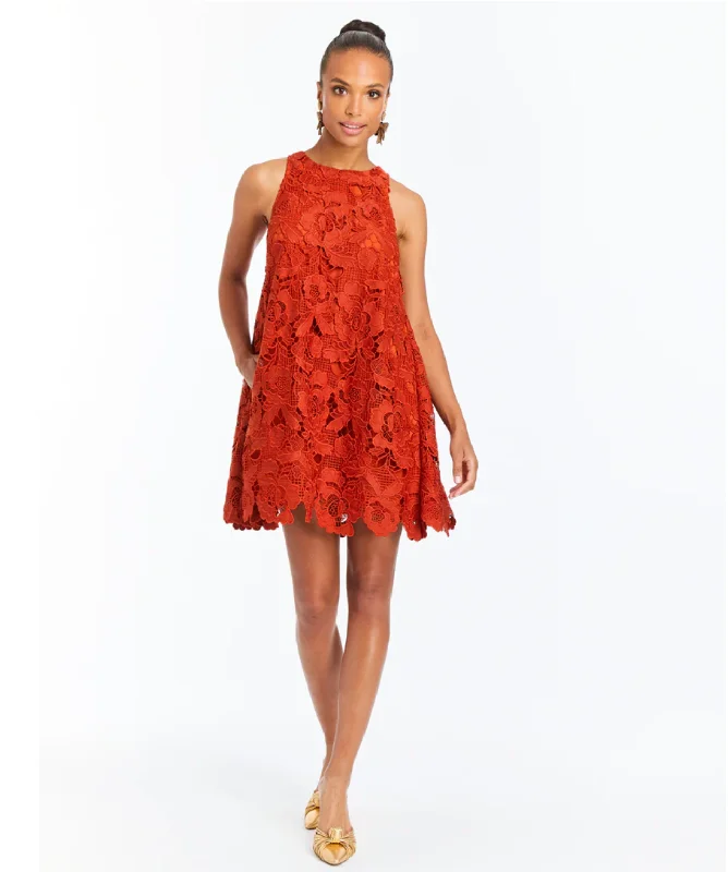 Luli Mini Dress in Red Classic Black Mini Dress