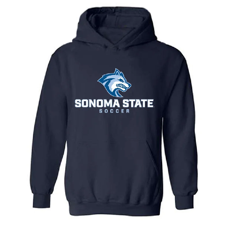 SSU - NCAA Women's Soccer : Ava Ricker - Classic Shersey Hooded Sweatshirt Hoodie with Rhinestones Sparkly Elegant