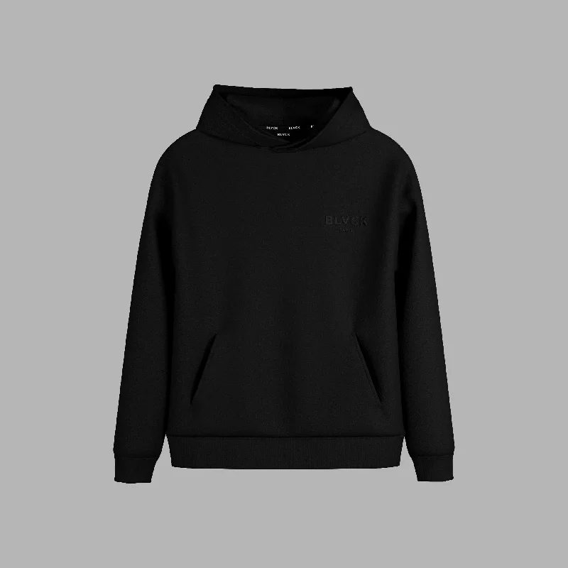Blvck Shades Hoodie Hoodie with Hem Detail Decorative Unique