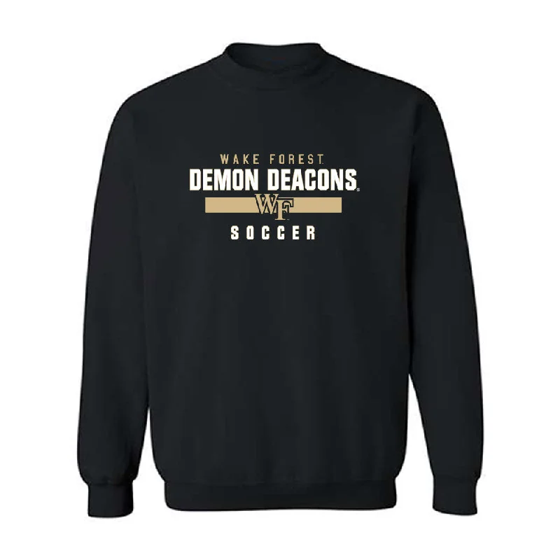 Wake Forest - NCAA Women's Soccer : Amaya Dawkins - Classic Shersey Crewneck Sweatshirt Hoodie with Contrast Stitching Detailed Premium