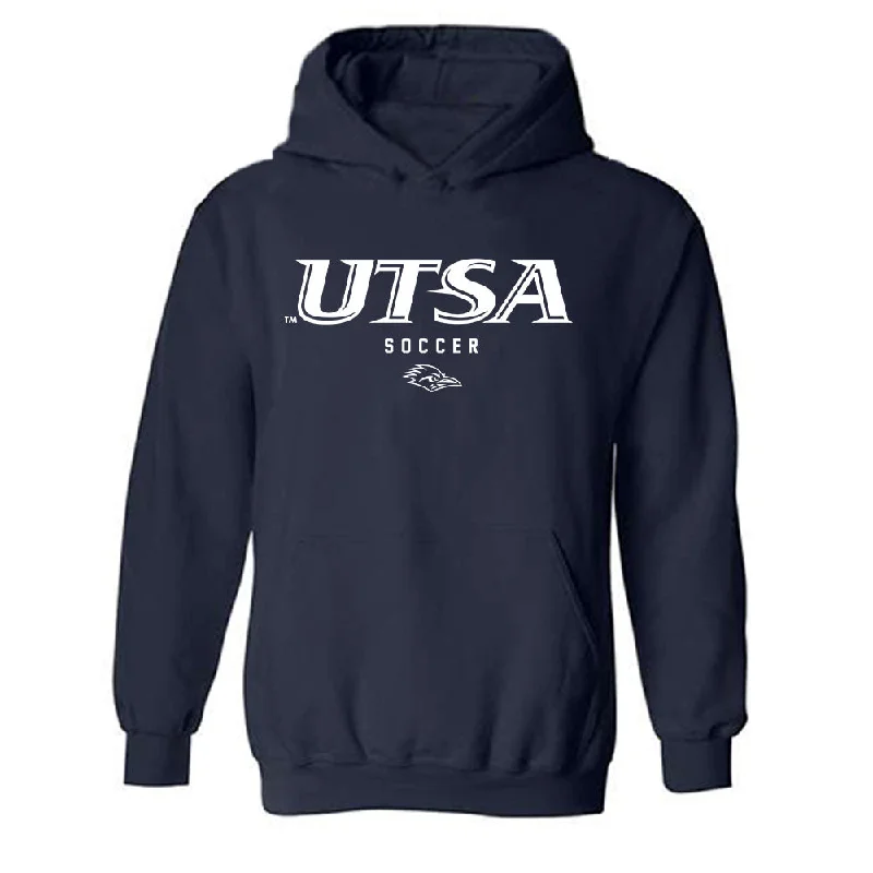 UTSA - NCAA Women's Soccer : Kameron Kloza - Classic Shersey Hooded Sweatshirt Hoodie with Relaxed Fit Easy Casual