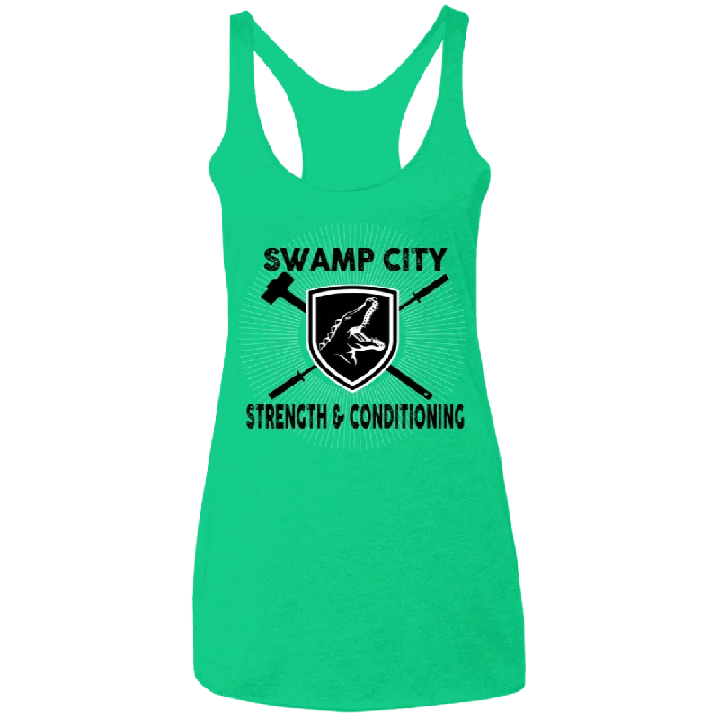 One More -Racerback Tank baby blue tank