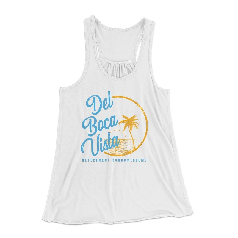 Del Boca Vista Women's Flowey Tank Top long tank top
