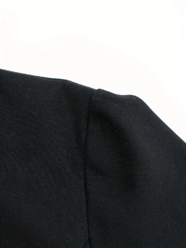 Button Detail Blazer Jacket V-Neck Jacket Boat Neck Jacket Square Neck Jacket