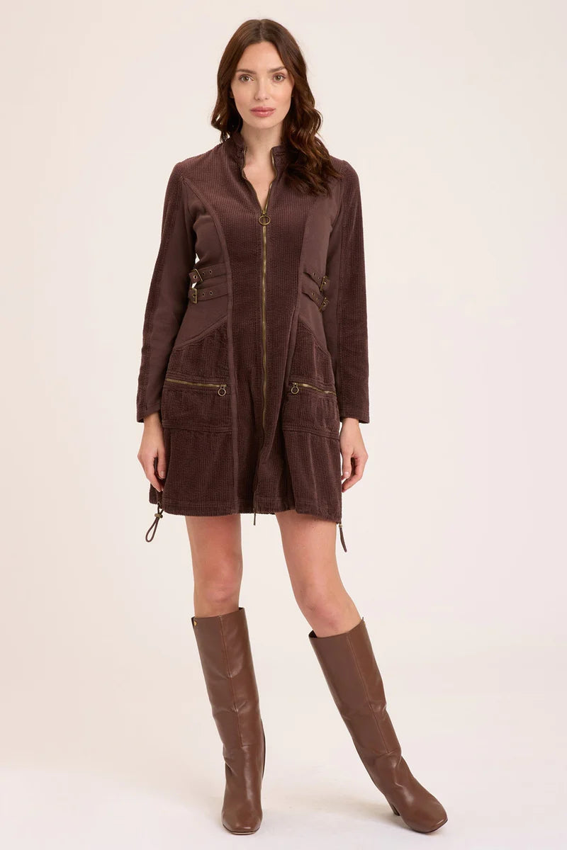 Uzma Jacket Dress - Belge Appliqued Jacket Beaded Jacket Sequined Jacket
