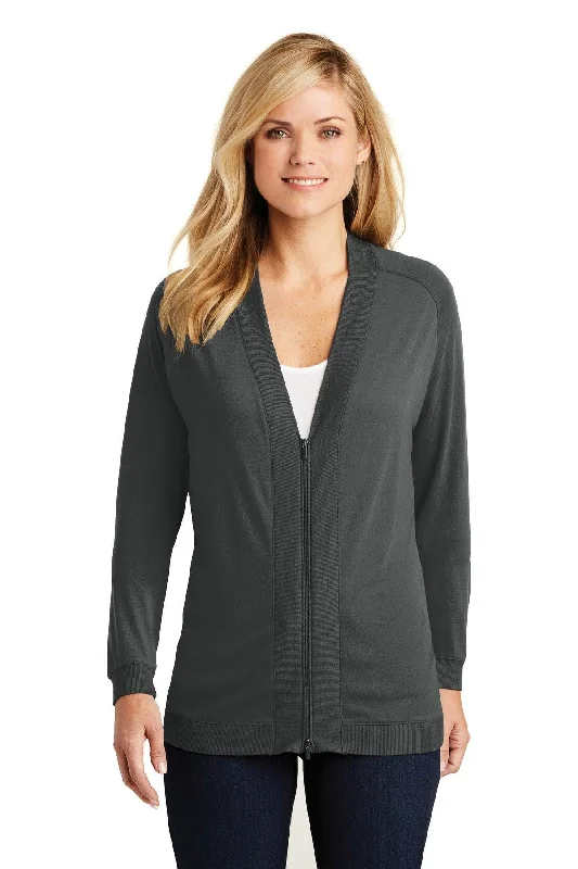 Port Authority Ladies Concept Bomber Cardigan. LK5431 Cotton Fabric Linen Fabric Terry Fabric Port Authority Ladies Concept Bomber Cardigan. LK5431 Cotton Fabric Linen Fabric Terry Fabric