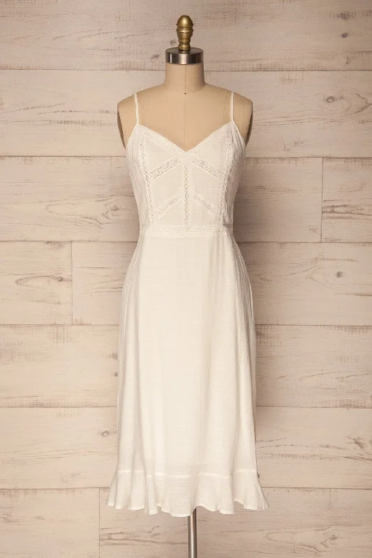Dhesfina | Ivory A-Line Dress