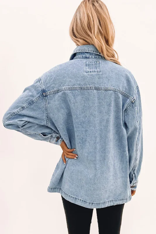 All Season Denim Jacket Faux Fur Fabric Real Fur Fabric Shearling Fabric