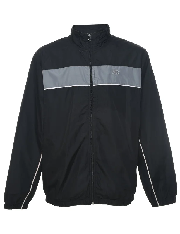 Zip Front Jacket - M Trench Coat Raincoat Waterproof Jacket