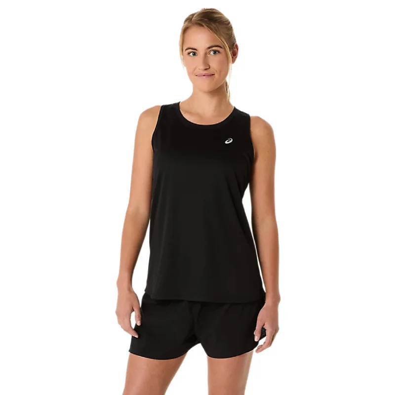 ASICS Silver Womens Tank sequin tank top