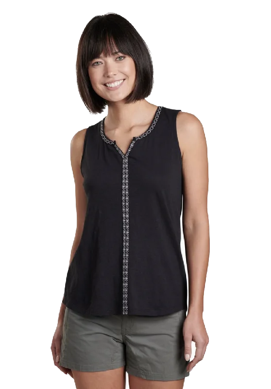 Ws Shay Tank Black bright tank top