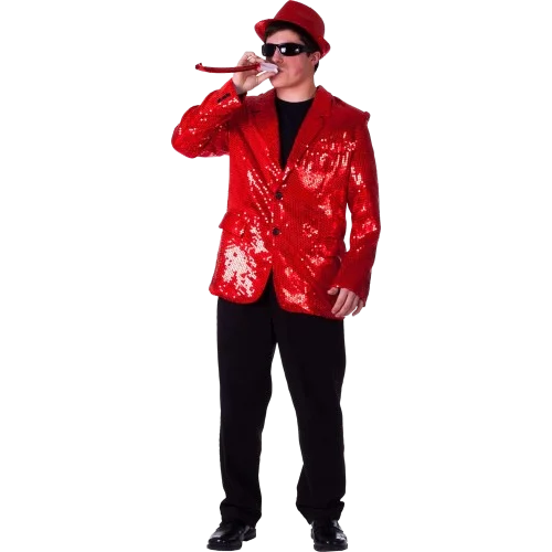 Red Sequin Jacket - Adults Striped Jacket Polka Dot Jacket Floral Jacket