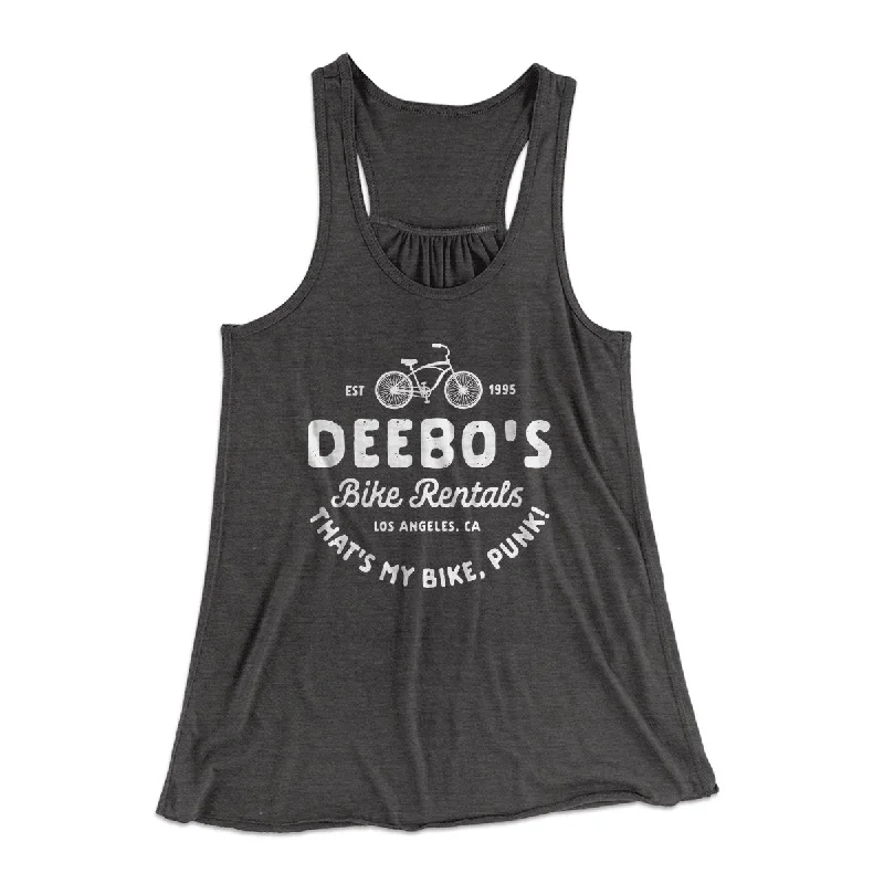 Deebo's Bike Rentals Women's Flowey Tank Top lightweight tank top