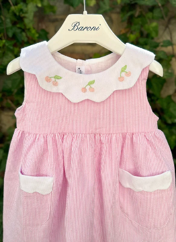 Cherry Scalloped Dress