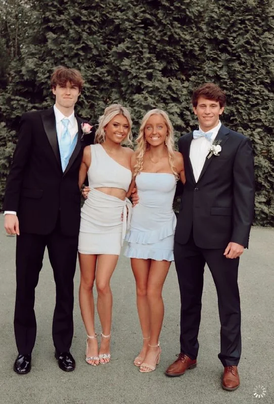 Cute Homecoming Dress,Back To School Party Gown Y678