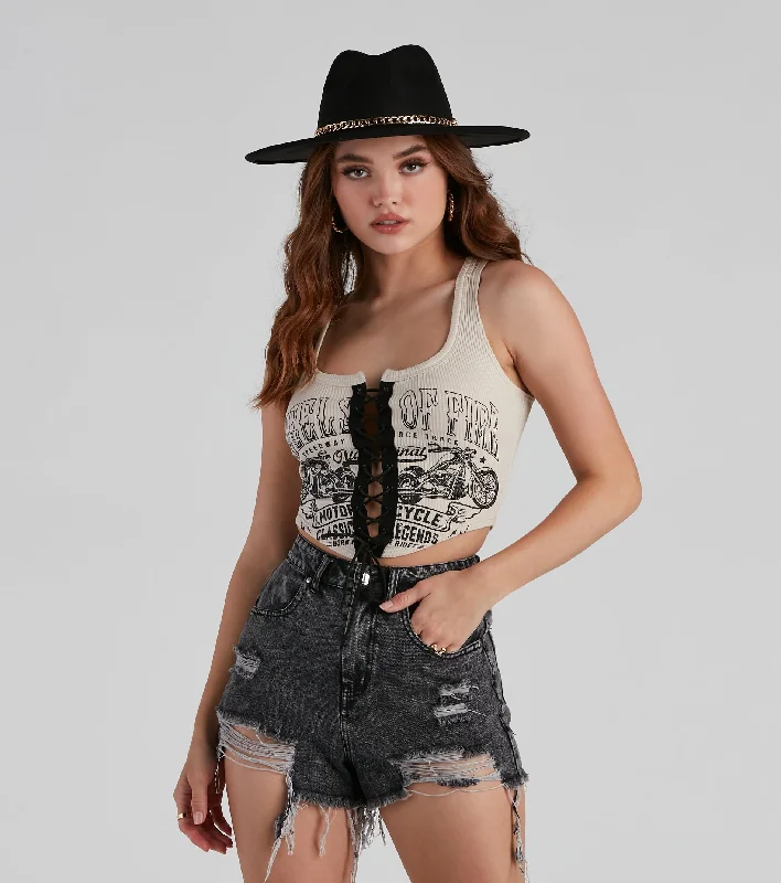 Classic Legend Graphic Tank Top high neck tank