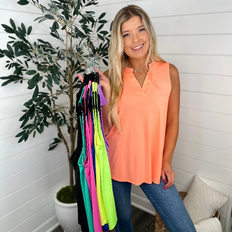 Dear Scarlett Ready to Fly Bulgari Gabby Tank Top -10 colors! mesh tank top